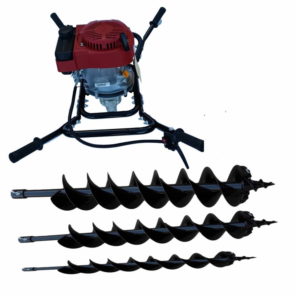 alt=trivella 4 tempi 139 cc GD139 con kit punte